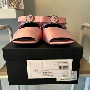 Versace ballet flats size 37.5